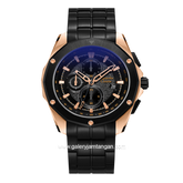 Alexandre Christie AC 6663 MC Black Rosegold Stainless Steel